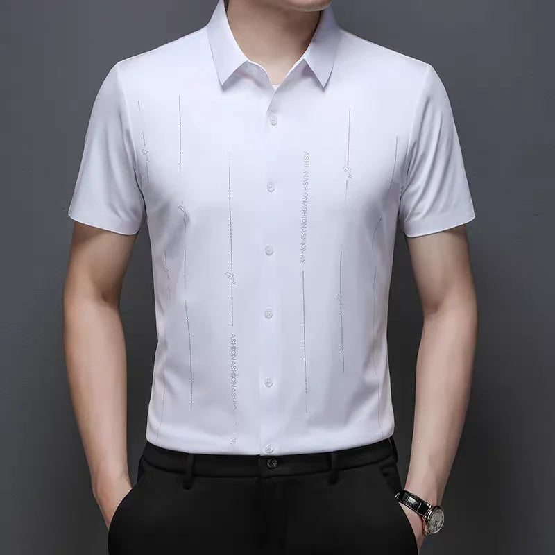Velorio™ Men's shirt, Made in korea, Lawn Cotton Quick-Drying Shirt