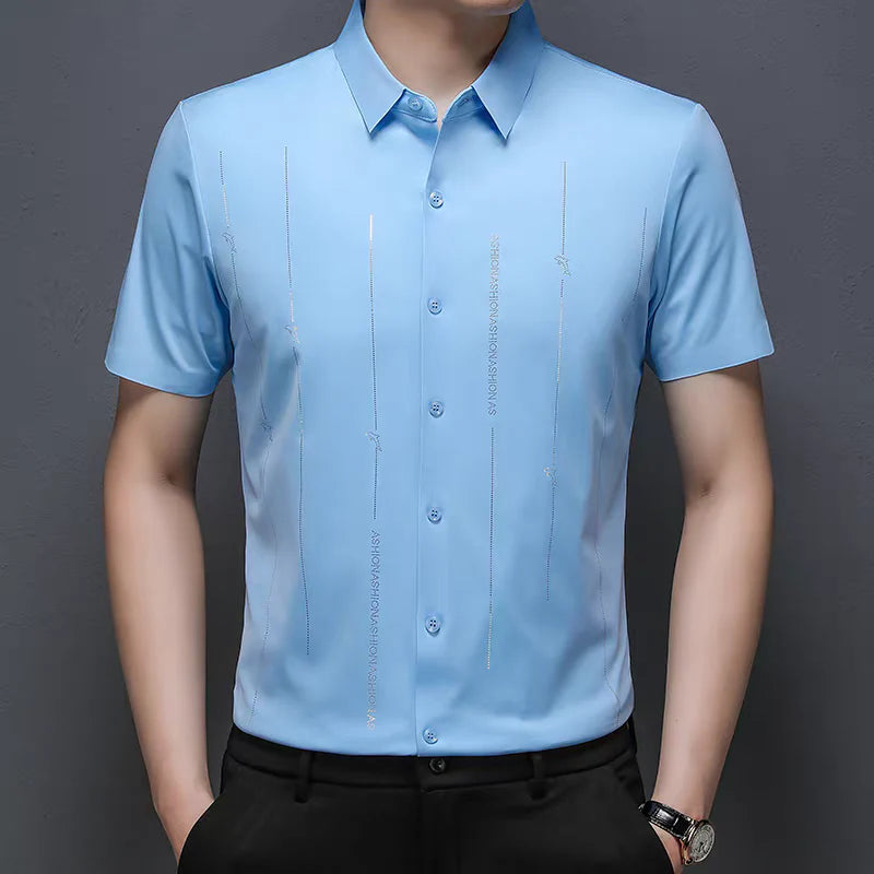 Velorio™ Men's shirt, Made in korea, Lawn Cotton Quick-Drying Shirt
